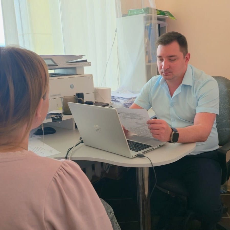 Заведующий поликлиникой ГБУЗ РБ Мишкинская ЦРБ Ильнур Раскатович Искандаров провёл личный приём