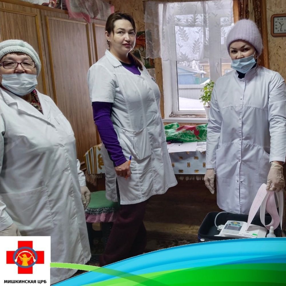 Участковый врач Байрамалова Татьяна Валерьевна провела выезд в д. Староарзаматово