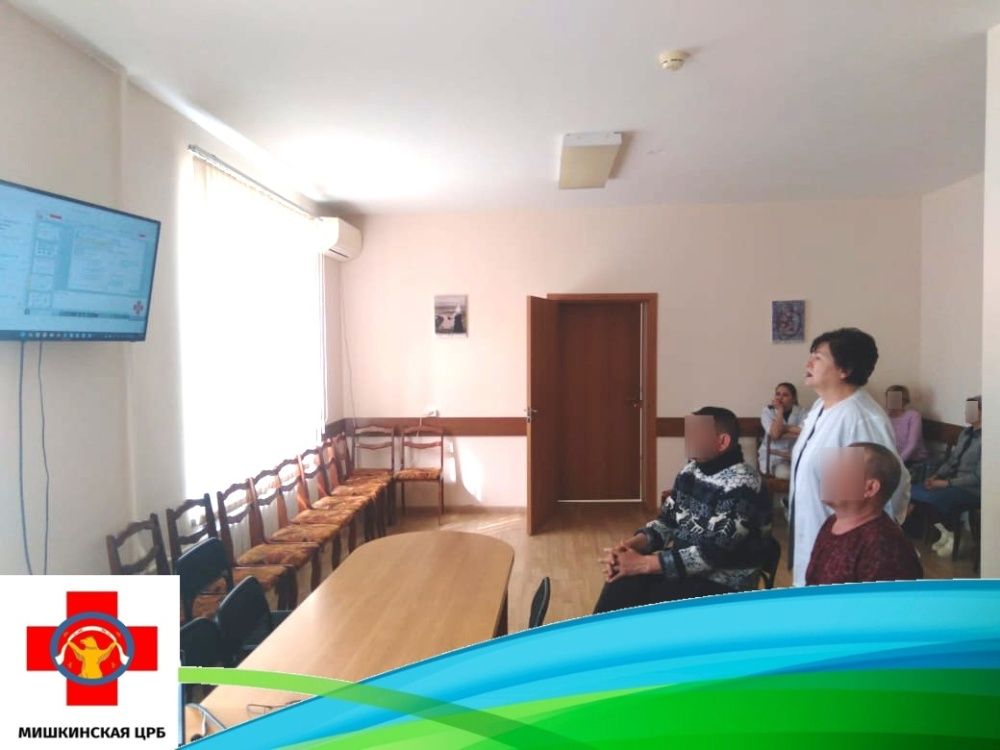 Сегодня в стенах Мишкинской ЦРБ состоялось очередное занятие Школы сахарного диабета