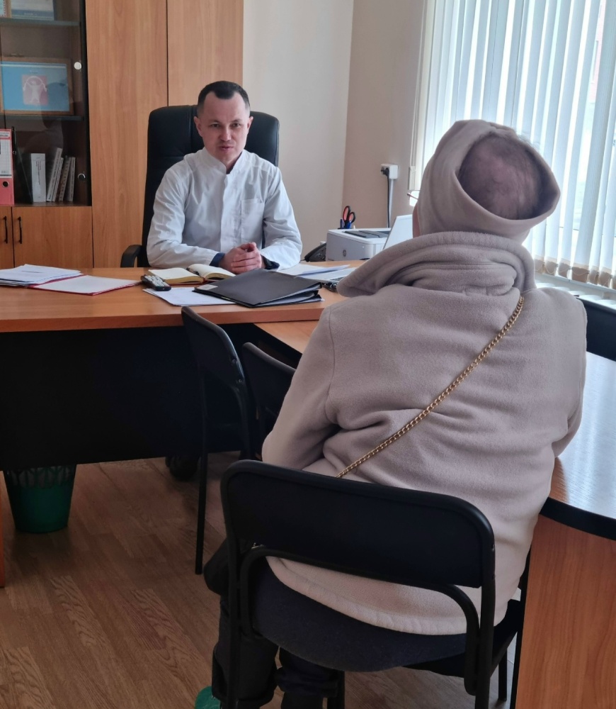 Проведен личный прием граждан главным врачом